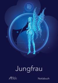 Vorderes Coverbild Sternzeichen Jungfrau Notizbuch | Designed by Alfred Herler