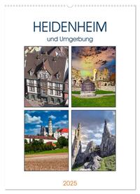 Vorderes Coverbild Heidenheim und Umgebung (Wandkalender 2025 DIN A2 hoch), CALVENDO Monatskalender