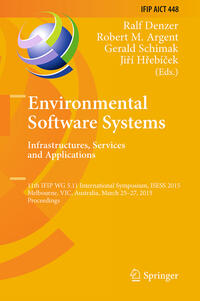 Vorderes Coverbild Environmental Software Systems. Infrastructures, Services and Applications