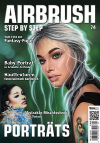 Vorderes Coverbild Airbrush Step by Step 74