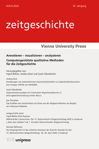 Bild des Mitwirkenden Annotieren – visualisieren – analysieren