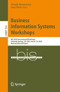 Vorderes Coverbild Business Information Systems Workshops