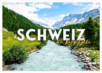 Vorderes Coverbild Schweiz - die Bergidylle (Wandkalender 2026 DIN A3 quer), CALVENDO Monatskalender