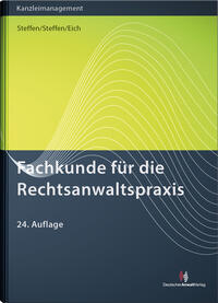 Vorderes Coverbild Fachkunde für die Rechtsanwaltspraxis