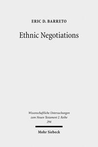 Vorderes Coverbild Ethnic Negotiations