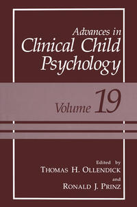 Vorderes Coverbild Advances in Clinical Child Psychology