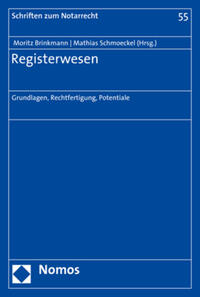 Vorderes Coverbild Registerwesen