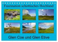 Vorderes Coverbild Faszination schottisches Hochland - Glen Coe und Glen Etive (Tischkalender 2025 DIN A5 quer), CALVENDO Monatskalender