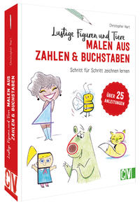 Vorderes Coverbild Lustige Figuren und Tiere malen aus Zahlen & Buchstaben