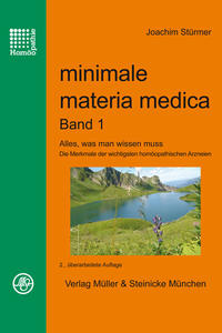 Vorderes Coverbild minimale materia medica Band 1