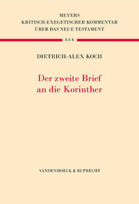 Vorderes Coverbild Der Zweite Korintherbrief