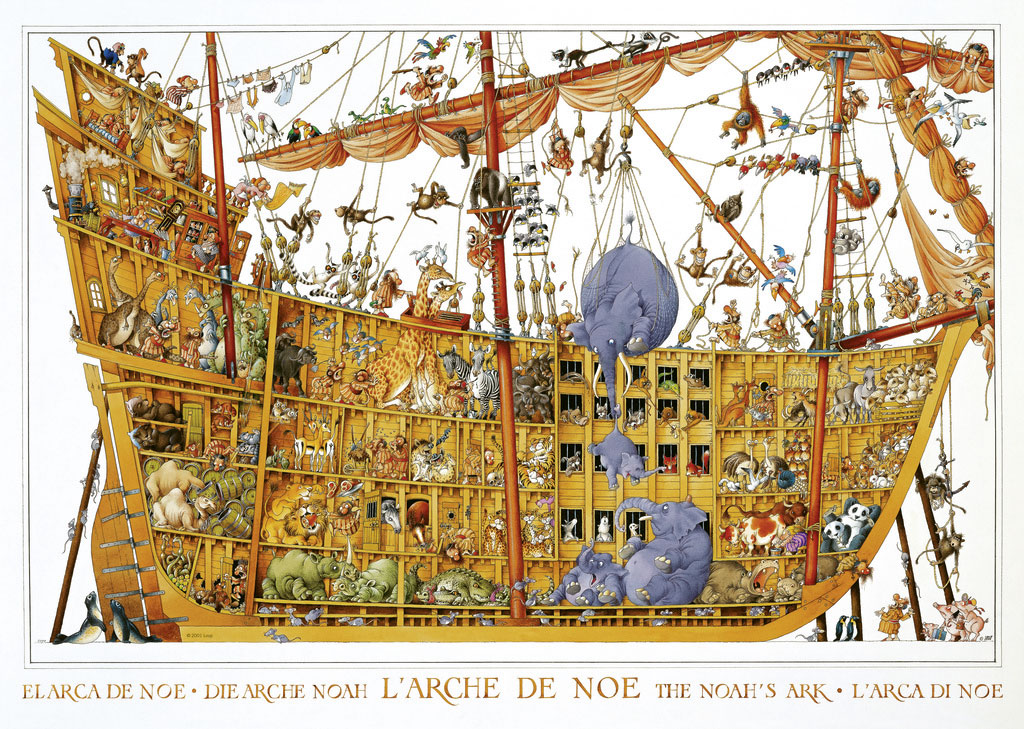 Beispielinhalt (Bild) Arche Noah Puzzle