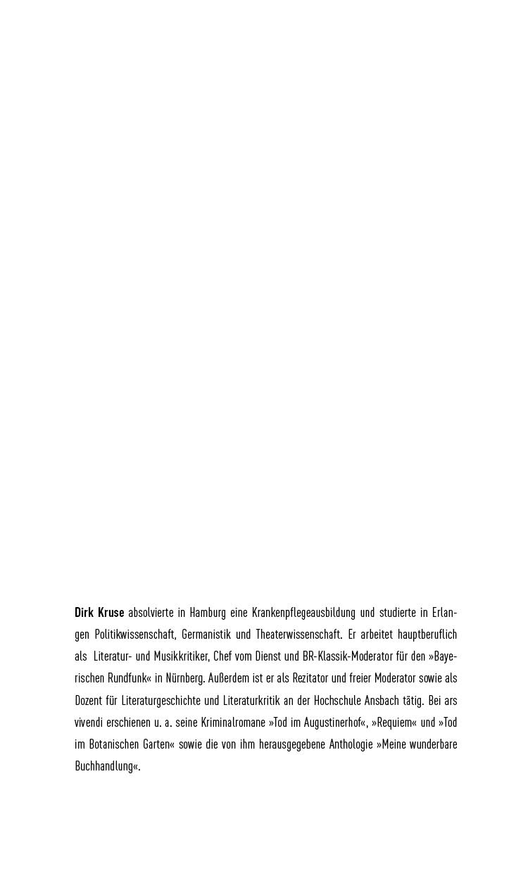 Beispielinhalt (Bild) Tod in der Gustavstraße