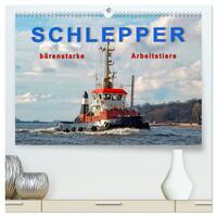 Vorderes Coverbild Schlepper - bärenstarke Arbeitstiere (hochwertiger Premium Wandkalender 2025 DIN A2 quer), Kunstdruck in Hochglanz