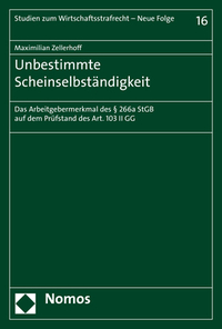 Vorderes Coverbild Unbestimmte Scheinselbständigkeit