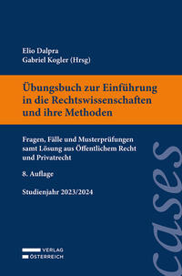 Vorderes Coverbild Übungsbuch zur Einführung in die Rechtswissenschaften und ihre Methoden