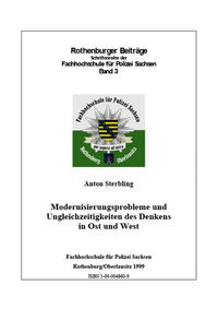 Vorderes Coverbild Modernisierungsprobleme und Ungleichzeitigkeiten des Denkens in Ost und West