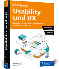 Vorderes Coverbild Praxisbuch Usability und UX
