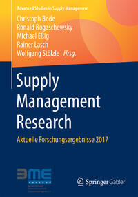 Vorderes Coverbild Supply Management Research