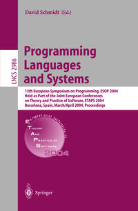 Vorderes Coverbild Programming Languages and Systems