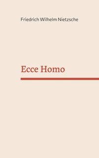 Vorderes Coverbild Ecce Homo