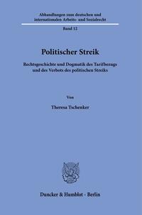 Vorderes Coverbild Politischer Streik.