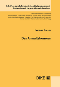 Vorderes Coverbild Das Anwaltshonorar