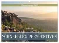 Vorderes Coverbild Schneeberg Perspektiven - Elbsandstein (Wandkalender 2025 DIN A2 quer), CALVENDO Monatskalender