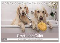 Vorderes Coverbild Grace und Cuba - Das verrückte Leben der Golden Girls (Tischkalender 2025 DIN A5 quer), CALVENDO Monatskalender