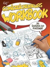 Vorderes Coverbild Comiczeichenkurs Workbook - Neuausgabe