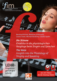 Vorderes Coverbild Die Stimme / The Voice. Einblicke in die physiologischen Vorgänge beim Singen und Sprechen