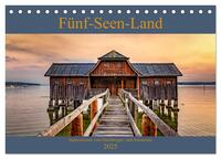 Vorderes Coverbild Fünf-Seen-Land (Tischkalender 2025 DIN A5 quer), CALVENDO Monatskalender