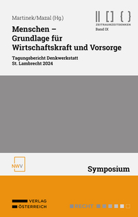 Vorderes Coverbild Menschen – Grundlage für Wirtschaftskraft und Vorsorge