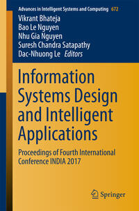 Vorderes Coverbild Information Systems Design and Intelligent Applications