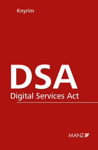 Vorderes Coverbild DSA - Digital Services Act
