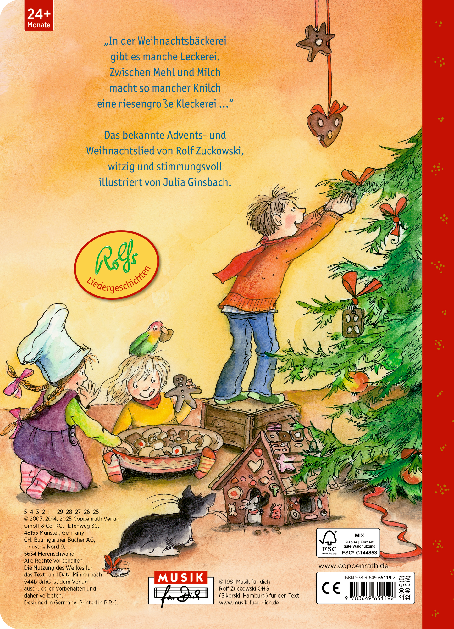 Rückseitencover In der Weihnachtsbäckerei