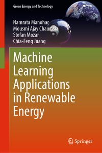 Vorderes Coverbild Machine Learning Applications in Renewable Energy