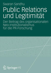 Vorderes Coverbild Public Relations und Legitimität