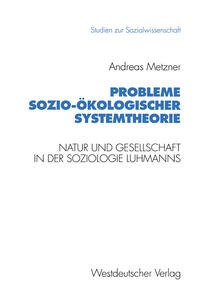 Vorderes Coverbild Probleme sozio-ökologischer Systemtheorie