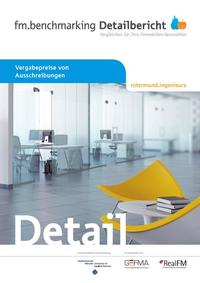 Vorderes Coverbild fm.benchmarking Detailbericht Vergabepreise von Ausschreibungen