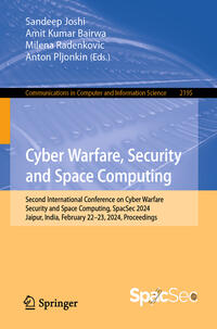Vorderes Coverbild Cyber Warfare, Security and Space Computing