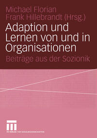 Vorderes Coverbild Adaption und Lernen von und in Organisationen