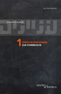 Vorderes Coverbild Jüdische Positionen zur Sterbehilfe