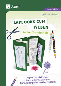 Vorderes Coverbild Lapbooks zum Weben in der Grundschule