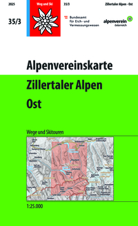 Vorderes Coverbild Alpenvereinskarte