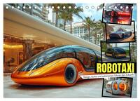 Vorderes Coverbild Robotaxi - Design, Autos und autonomes Fahren der Zukunft (Tischkalender 2025 DIN A5 quer), CALVENDO Monatskalender