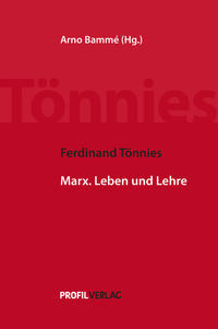 Vorderes Coverbild Ferdinand Tönnies - Marx