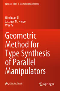 Vorderes Coverbild Geometric Method for Type Synthesis of Parallel Manipulators