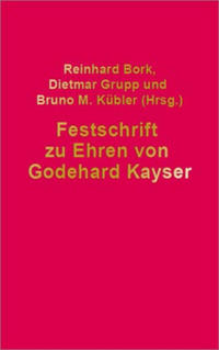 Vorderes Coverbild Festschrift für Godehard Kayser