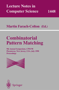 Vorderes Coverbild Combinatorial Pattern Matching